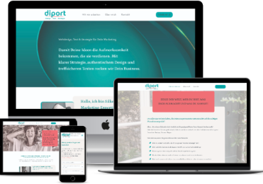 Webdesign Referenz | diportMedia | Silke Kargut | Bodensee